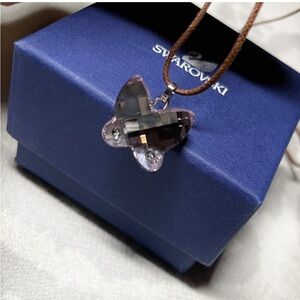 NWT Swarovski Butterfly Necklace